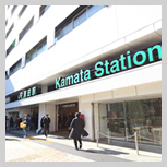 写真:JR蒲田駅と周辺